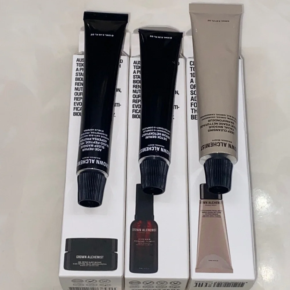 Grown Alchemist Skincare Trio,‎ New in Box